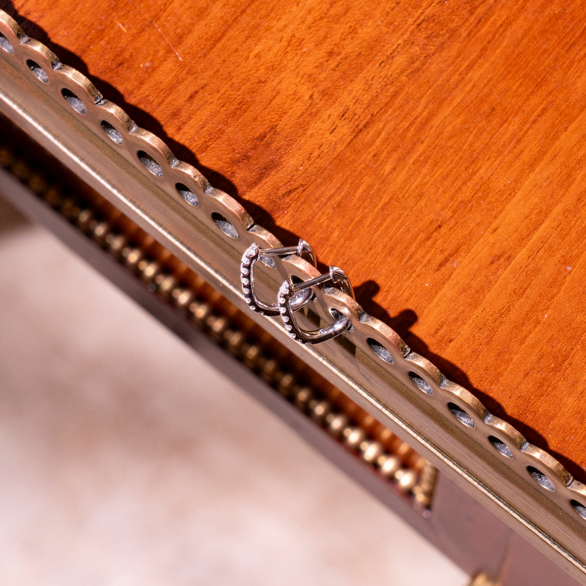 Creolen mit Diamanten