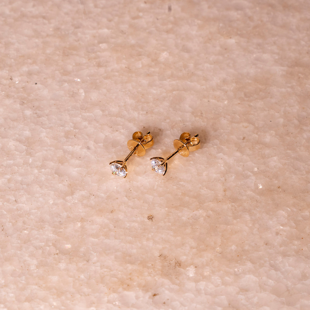 Solitär Diamant-Ohrstecker