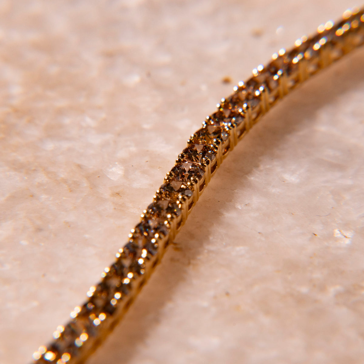 Tennis-Armband  mit Diamanten