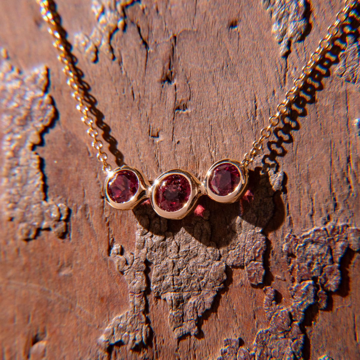Turmalin Halskette – rosa