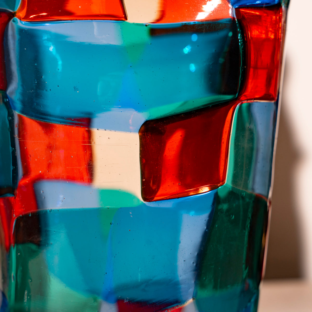 Murano-Vase „Pezzato“, Fulvio Bianconi / Venini